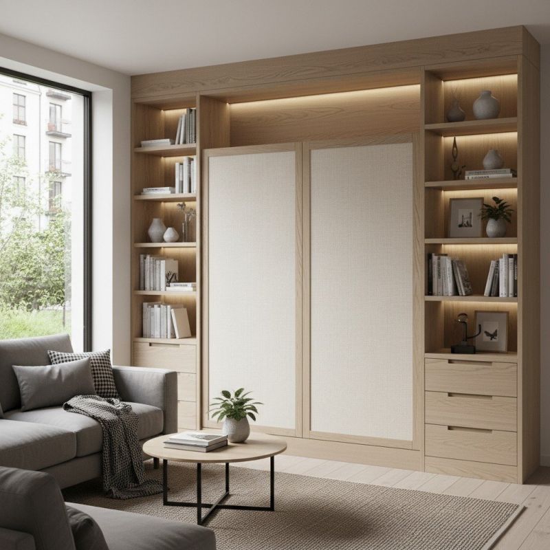 Built In Bookcase Installation in Woodbridge, VA