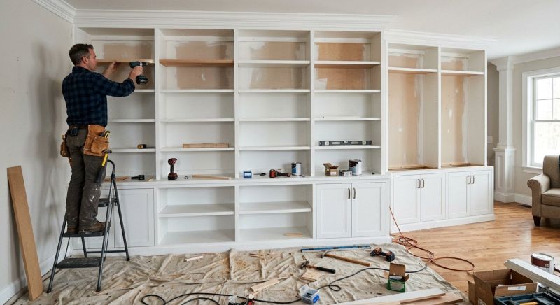 Bookshelves Installation in Greensboro, NC