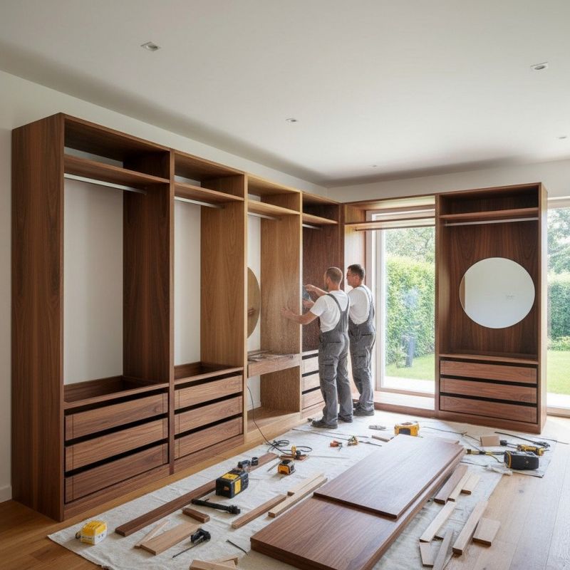 Custom Bookshelves Installation in Woodbridge, VA