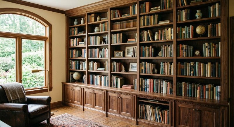 Custom Bookshelves Service in Greensboro, NC